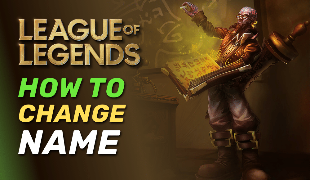 League of Legends Summoner Name, how to change